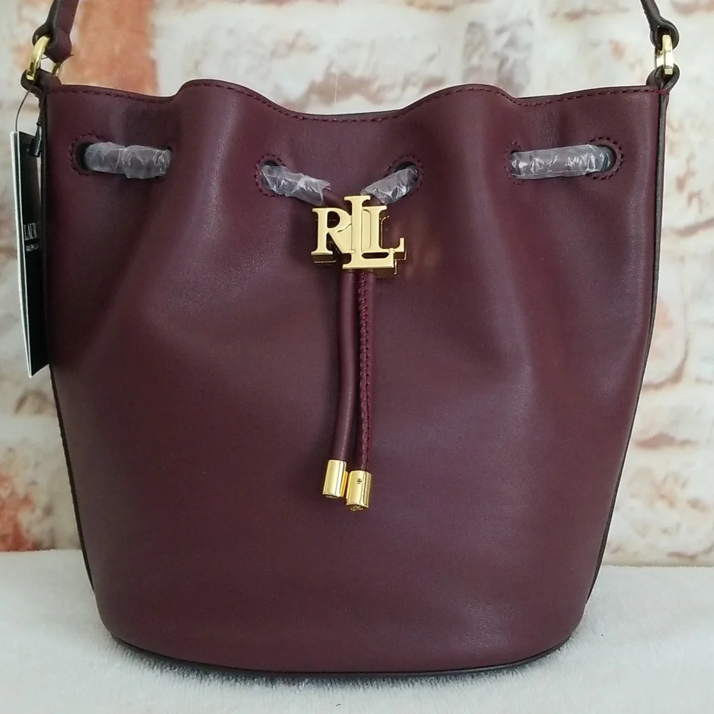 New Ralph Lauren Andie Drawstring Bag - Picture 3 of 13